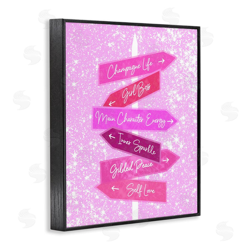 Ziwei Li | Confident Glam Sign Posts