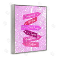 Ziwei Li | Confident Glam Sign Posts