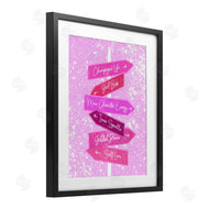 Ziwei Li | Confident Glam Sign Posts