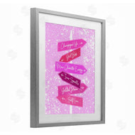 Ziwei Li | Confident Glam Sign Posts