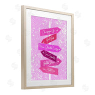 Ziwei Li | Confident Glam Sign Posts