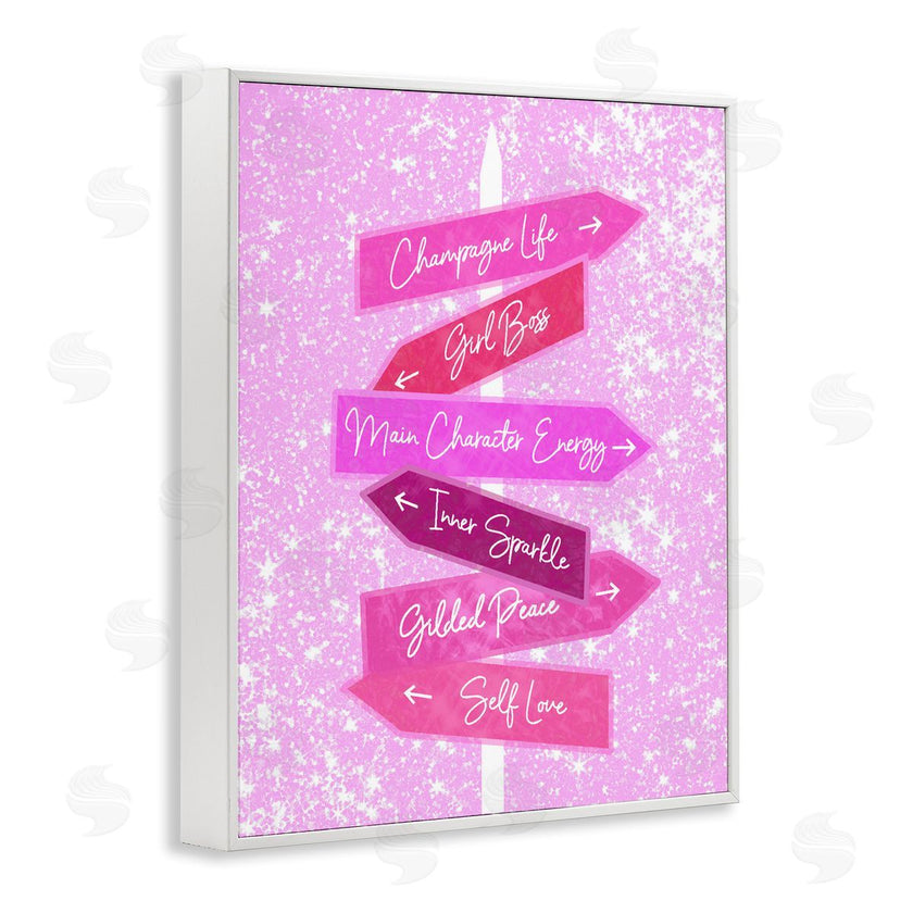 Ziwei Li | Confident Glam Sign Posts