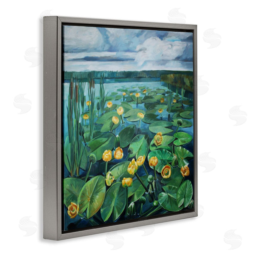 Violeta Vollmer | Pond Lilies with Clouds Overhead