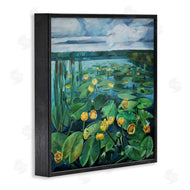 Violeta Vollmer | Pond Lilies with Clouds Overhead