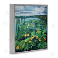 Violeta Vollmer | Pond Lilies with Clouds Overhead