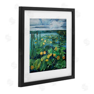Violeta Vollmer | Pond Lilies with Clouds Overhead