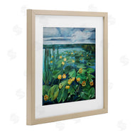 Violeta Vollmer | Pond Lilies with Clouds Overhead