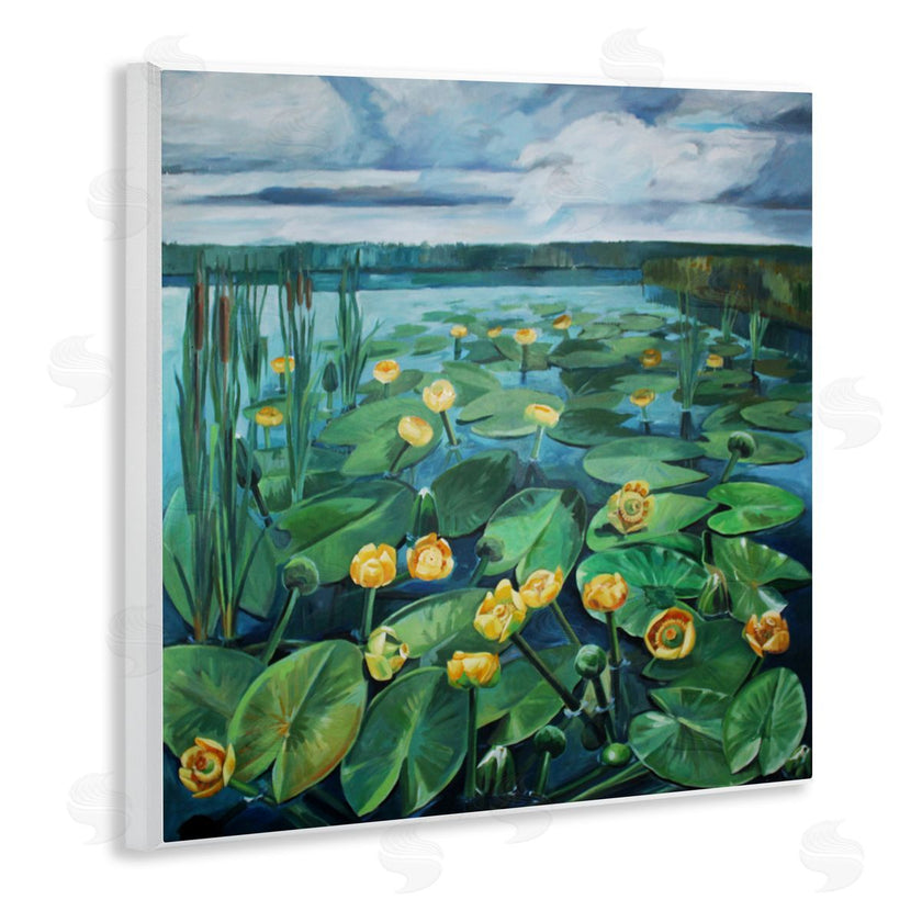 Violeta Vollmer | Pond Lilies with Clouds Overhead