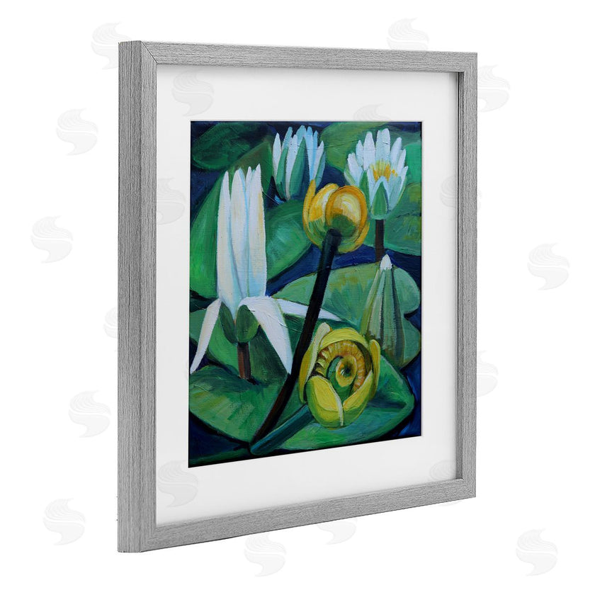 Violeta Vollmer | Yellow & White Pond Lilies