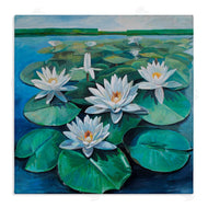Violeta Vollmer | White Pond Lilies Group