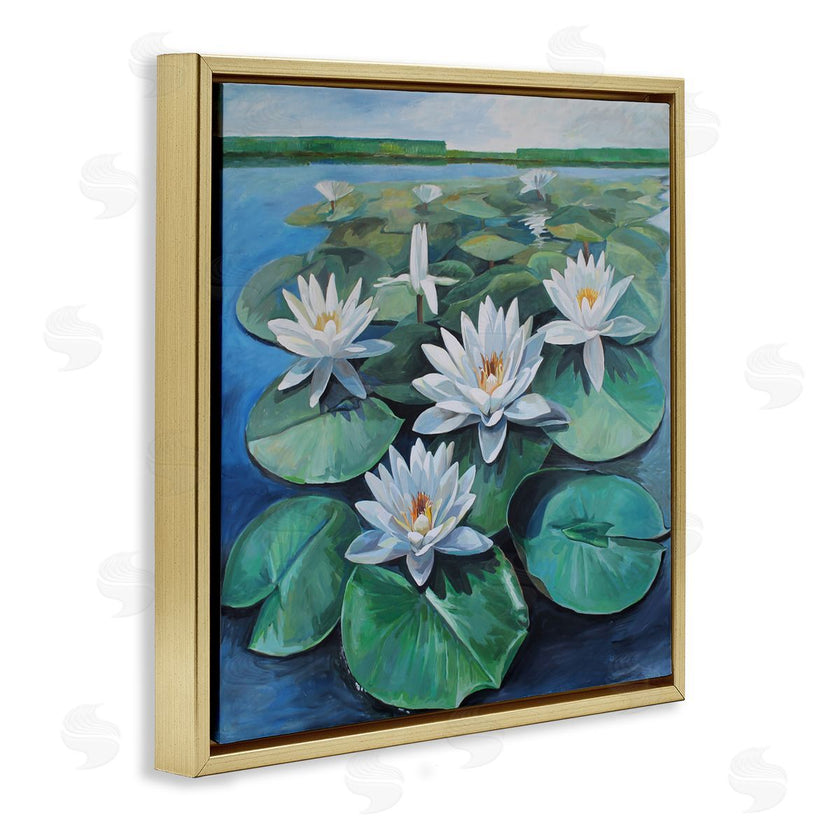 Violeta Vollmer | White Pond Lilies Group