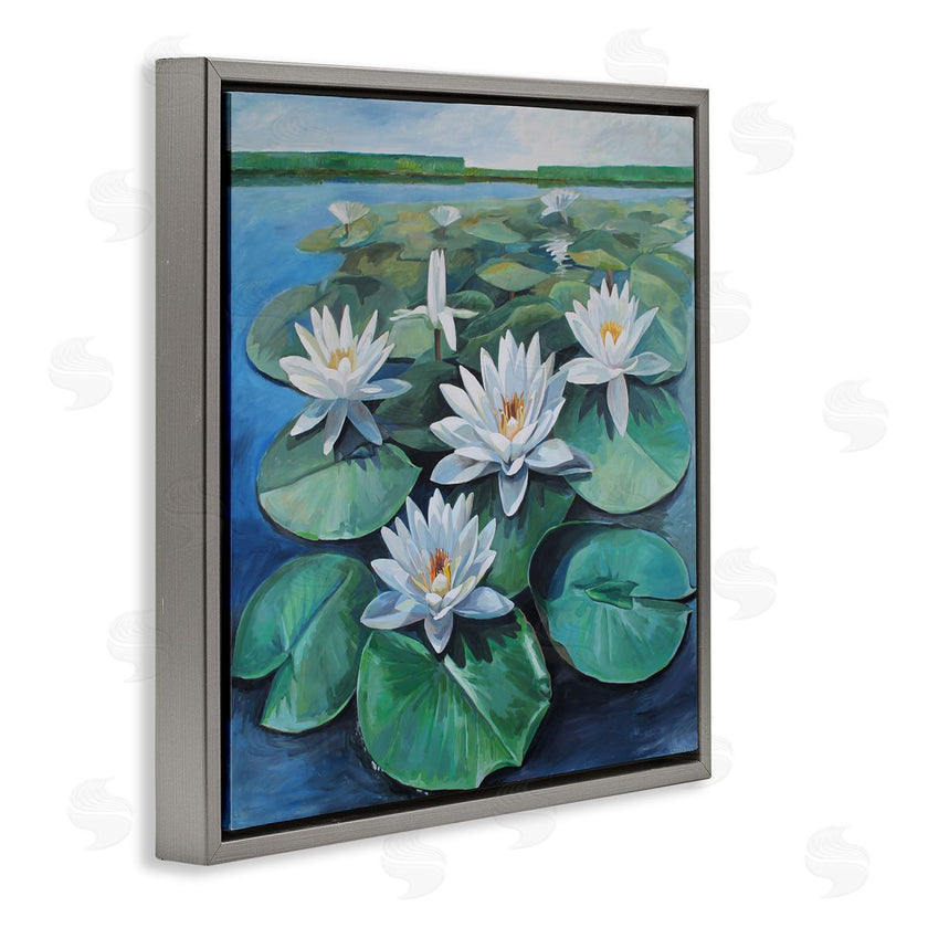 Violeta Vollmer | White Pond Lilies Group