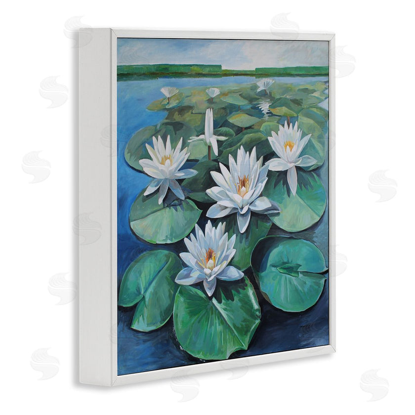 Violeta Vollmer | White Pond Lilies Group