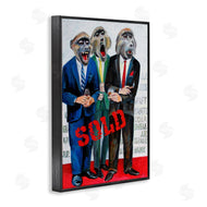 Violeta Vollmer | Funny Monkeys with Sold Text