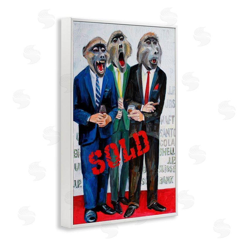 Violeta Vollmer | Funny Monkeys with Sold Text