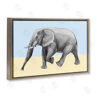 Violeta Vollmer | Stepping Elephant in Sketched Style