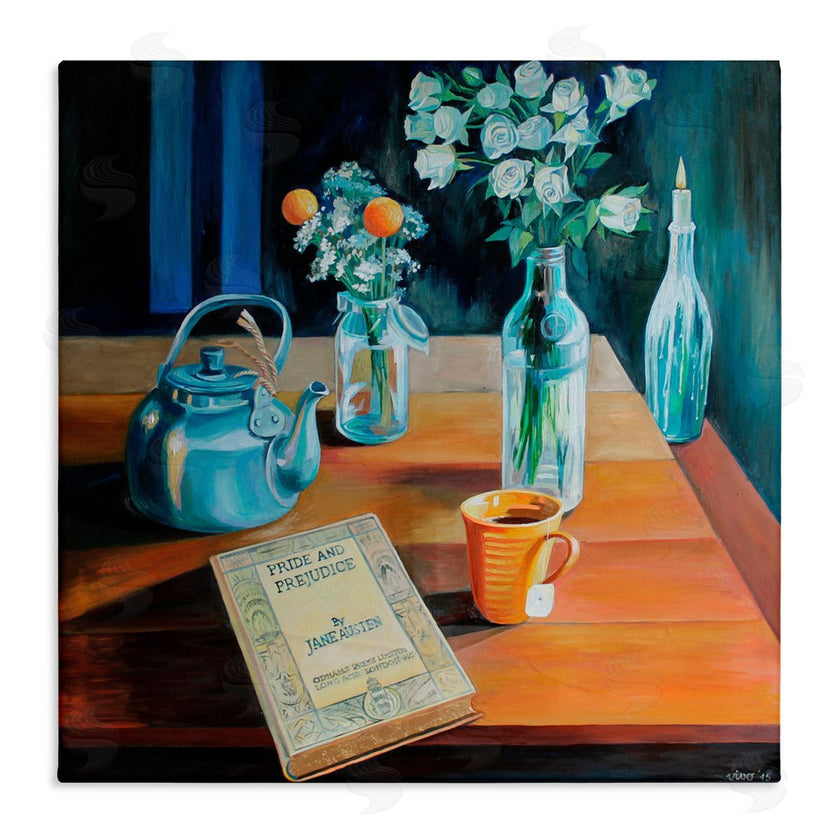 Violeta Vollmer | Teapot & Book Still Life