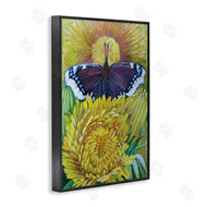Violeta Vollmer | Butterfly & Yellow Chrysanthemums
