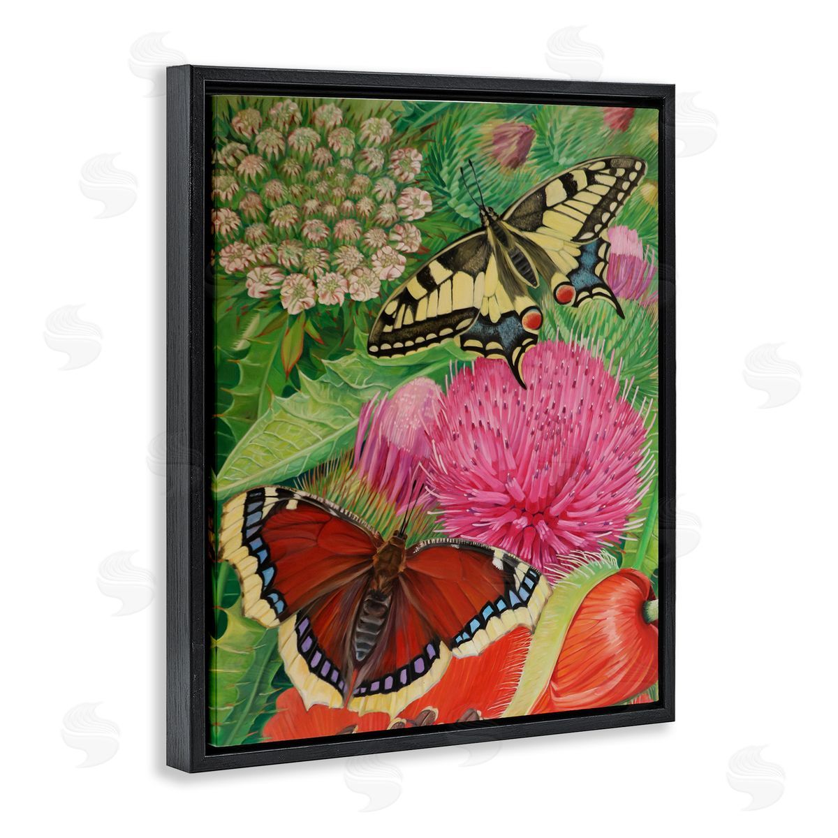 Violeta Vollmer Insects & Garden Blooms Canvas Wall Art Print