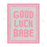 Lettered and Lined | Good Luck Babe Pink Mosaic