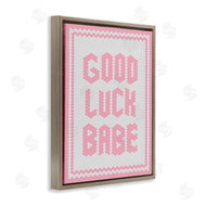 Lettered and Lined | Good Luck Babe Pink Mosaic