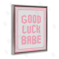 Lettered and Lined | Good Luck Babe Pink Mosaic