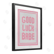 Lettered and Lined | Good Luck Babe Pink Mosaic