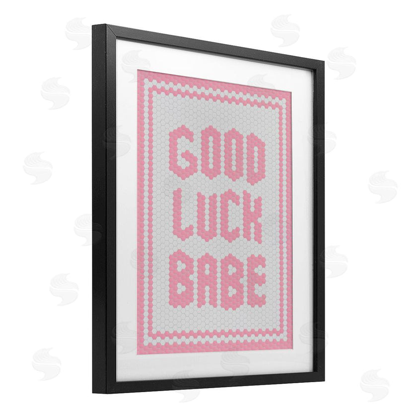 Lettered and Lined | Good Luck Babe Pink Mosaic