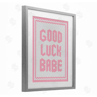 Lettered and Lined | Good Luck Babe Pink Mosaic