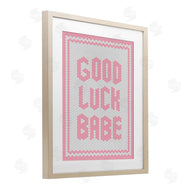 Lettered and Lined | Good Luck Babe Pink Mosaic