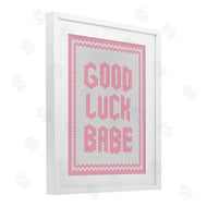 Lettered and Lined | Good Luck Babe Pink Mosaic
