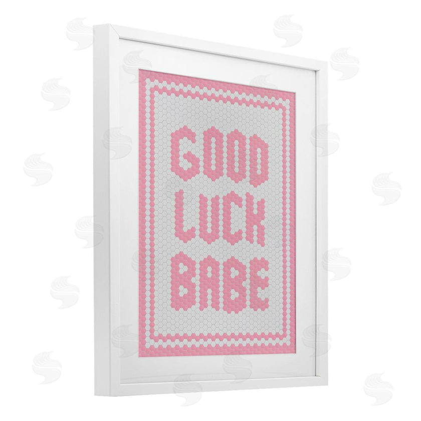 Lettered and Lined | Good Luck Babe Pink Mosaic