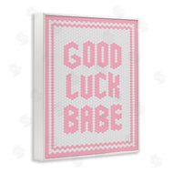 Lettered and Lined | Good Luck Babe Pink Mosaic
