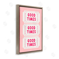 Lettered and Lined | Good Times Ticket Stubs