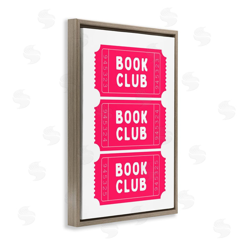 Lettered and Lined | Pink Book Club Tickets