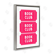 Lettered and Lined | Pink Book Club Tickets