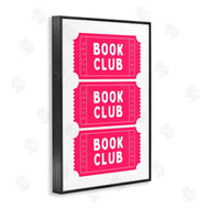 Lettered and Lined | Pink Book Club Tickets