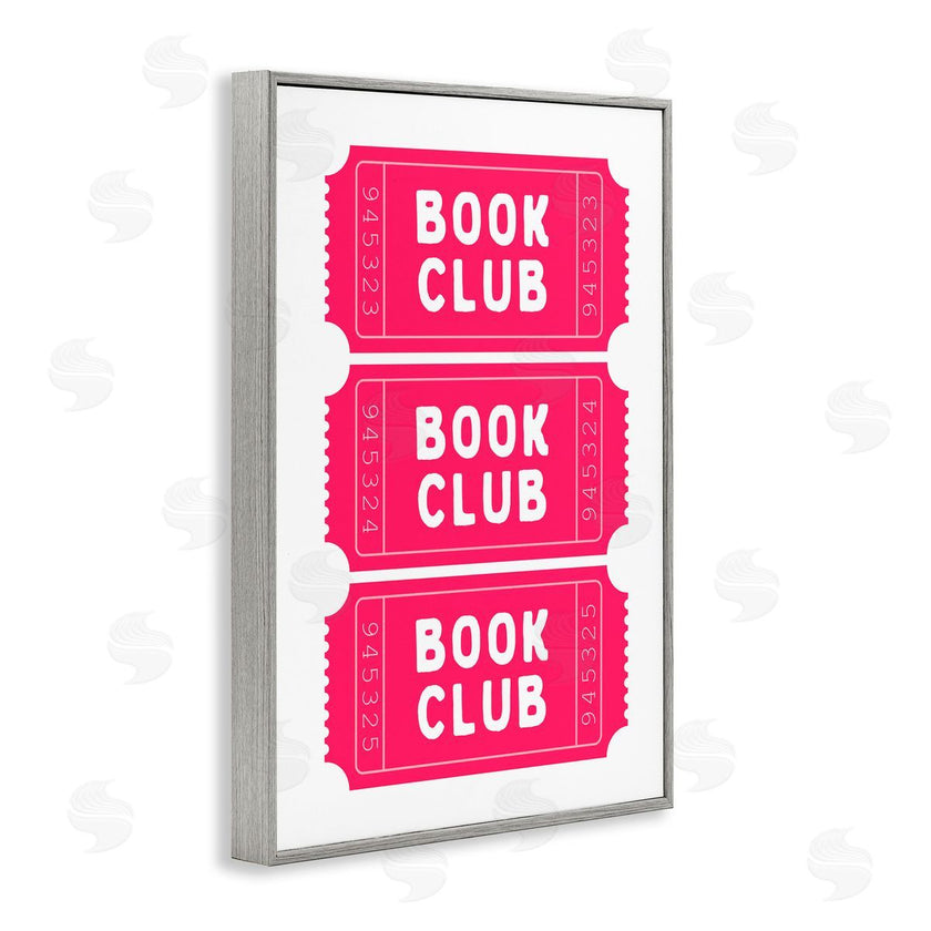 Lettered and Lined | Pink Book Club Tickets