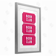 Lettered and Lined | Pink Book Club Tickets