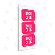 Lettered and Lined | Pink Book Club Tickets