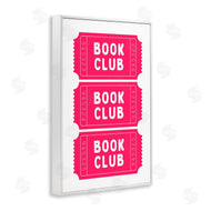 Lettered and Lined | Pink Book Club Tickets