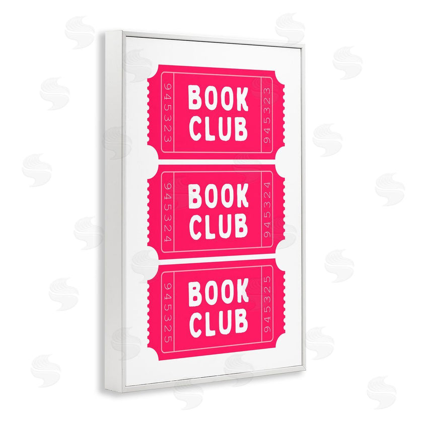 Lettered and Lined | Pink Book Club Tickets