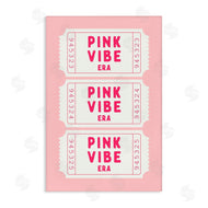 Lettered and Lined | Pink Vibe Era Tickets