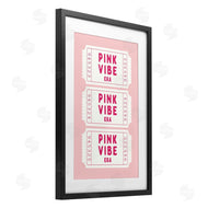 Lettered and Lined | Pink Vibe Era Tickets