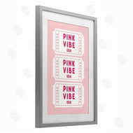 Lettered and Lined | Pink Vibe Era Tickets