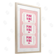 Lettered and Lined | Pink Vibe Era Tickets