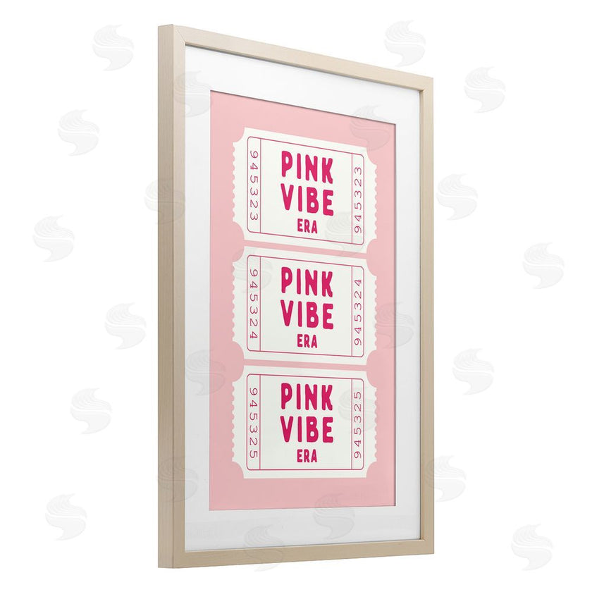 Lettered and Lined | Pink Vibe Era Tickets