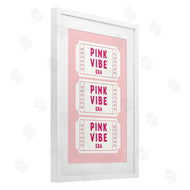 Lettered and Lined | Pink Vibe Era Tickets