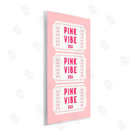 Lettered and Lined | Pink Vibe Era Tickets