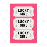 Lettered and Lined | Lucky Girl Ticket Stubs